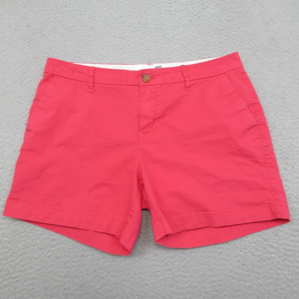 Old Navy Chino Shorts Women 4 Pink Twill Golf Preppy Coastal prep Vacation Wear